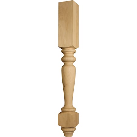 Osborne Wood Products 34 1/2 x 4 Grand Harvest Island Post in Beech 1416BCH